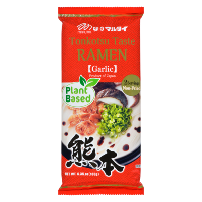 Marutai Plant-Based Ramen Tonkotsu Taste, Garlic 180 g, $1.94/100g