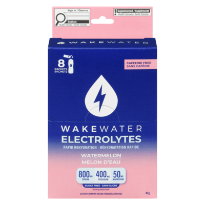 Wakewater Poudre melon d'eau 8x48.0 g, 5,21 $/100g
