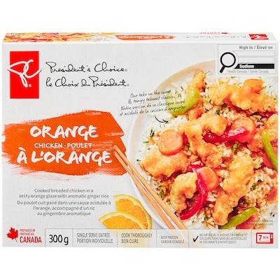 President's Choice Orange Chicken 300 g, $1.33/100g
