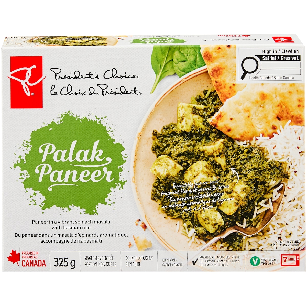President's Choice Palak Paneer