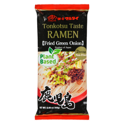 Marutai Plant-Based Ramen Tonkotsu Taste, Fried Green Onion 184 g, $1.90/100g