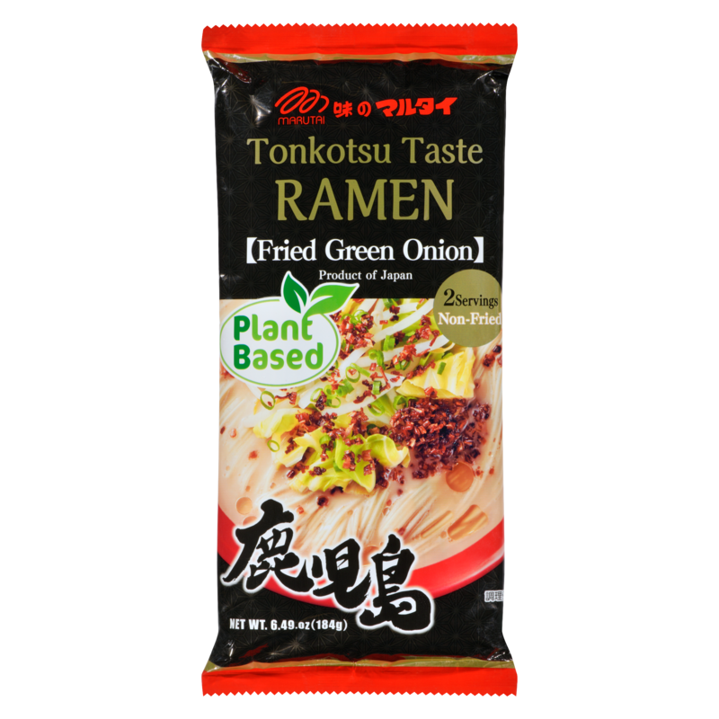 Plant-Based Ramen Tonkotsu Taste, Fried Green Onion