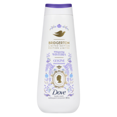 Dove Body Wash Bridgerton Whispering Wisteria Limited Edition 591 ml, $1.86/100ml