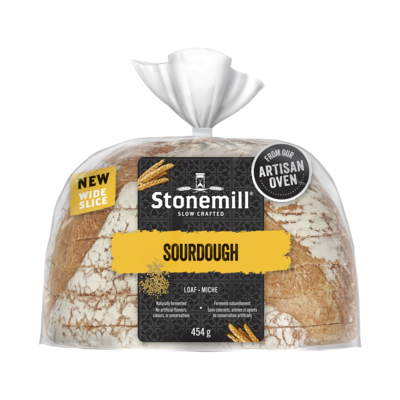 Stonemill Sourdough Loaf 454 g, $1.28/100g