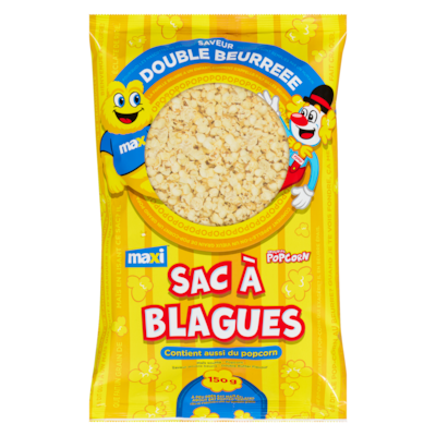 French Cancan Popcorn Double Butter Flavour 150 g, $1.67/100g