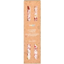 null 8" Harvest Tapered Candles 2 Pack - Leaves 1 ea, $9.00/1ea