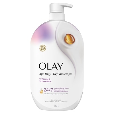 Olay Ultra Moisture Age Defy Body Wash with Vitamin E, Vitamin B3 and Hyaluronic Blend 1035 ml, $1.64/100ml