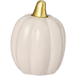 null Citrouille décorative en céramique 2,80 po – blanc 1 ea, 2,50 $/1ch