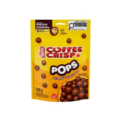 Nestlé Coffee Crisp POPS, Bite-sized Candy, Prepared in Canada 140 g, $4.28/100g