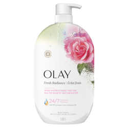 Olay Fresh Radiance Body Wash with Essence of Rose Water and Sweet Nectar, Vitamin B3 and Antioxident Blend 1035 ml, $1.50/100ml
