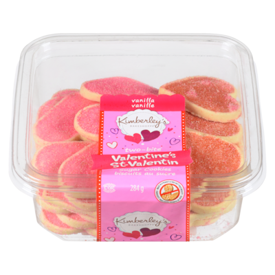 two-bite Valentine's Sugar Cookies Vanilla 284 g, $2.11/100g
