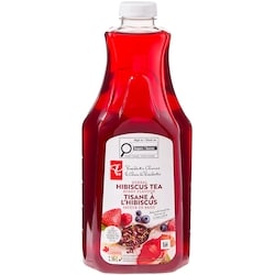 President's Choice Berry Flavour Herbal Hibiscus Iced Tea 1.36 l, $0.35/100ml