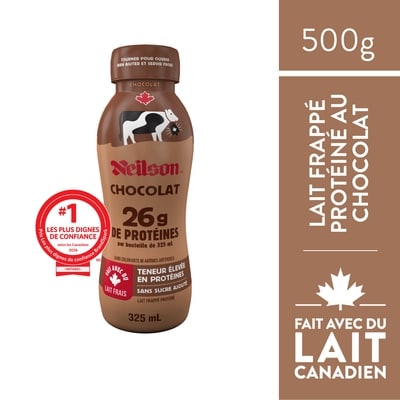 Neilson Lait frappé protéiné au chocolat 12x325.0 ml, 0,59 $/100ml