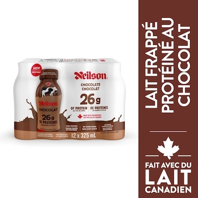 Neilson Lait frappé protéiné au chocolat 12x325.0 ml, 0,85 $/100ml