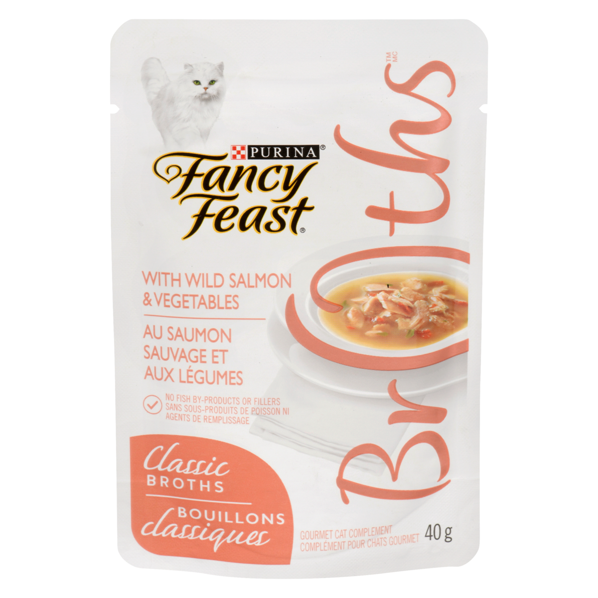 Purina Classic Broths With Wild Salmon & Vegetables