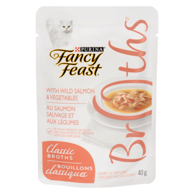 Purina Classic Broths With Wild Salmon & Vegetables 40 g, $3.73/100g