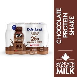 Dairyland Chocolate Protein Shake 12x325.0 ml, $0.69/100ml