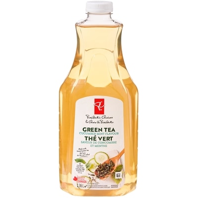 le Choix du Président Thé vert glacé à saveur de concombre et de menthe 1.36 l, 0,27 $/100ml