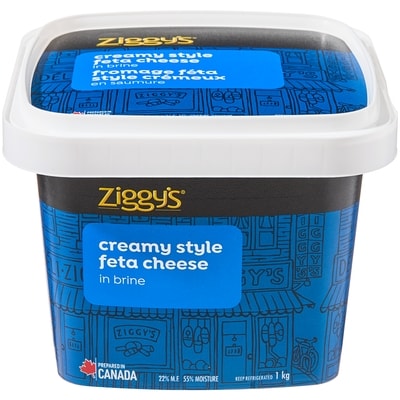 Ziggy's Creamy Style Feta Cheese in Brine 1 kg, $1.90/100g
