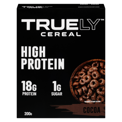 Truely Cereal Cereal Cocoa 200 g, $7.50/100g