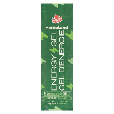 Herbaland Naturals Inc. Energy Gel Lemon Lime 40 g, $8.73/100g