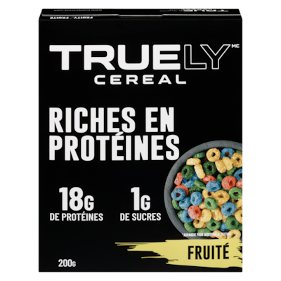 Truely Cereal Cereal fruité 200 g, 6,00 $/100g