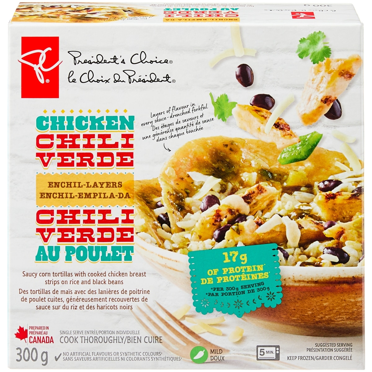 President's Choice Enchil-layers Chicken Mole