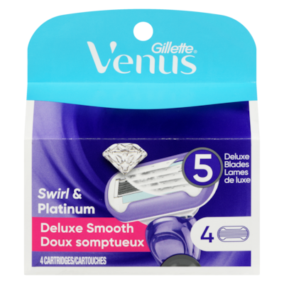 Venus Gillette Swirl Women's Razor Blades, 4 Refills 4 ea, $7.50/1ea