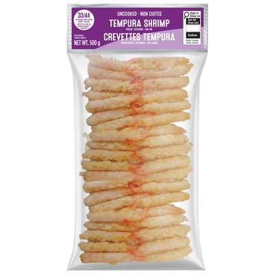 null Non cuites crevettes tempura 500 g, 2,40 $/100g