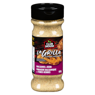 Club House Seasoning Balsamic & Herb 190 g, $3.16/100g