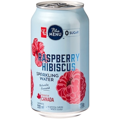 Raspberry Hibiscus Sparkling Water 12 Pack