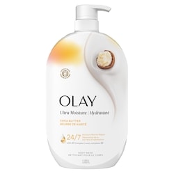 Olay Nettoyant pour le corps Ultra hydratant avec beurre de karité, vitamine B3 et mélange hyaluronique 1.035 l, 1,64 $/100ml
