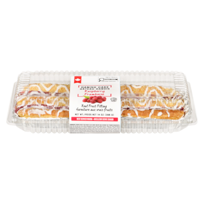null Gâteau danois framboise 396 g, 2,27 $/100g