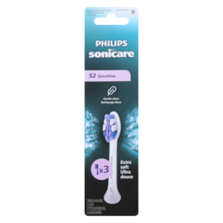 Philips Replacement Brush Heads S2 Sensitive 3 ea, $15.50/1ea