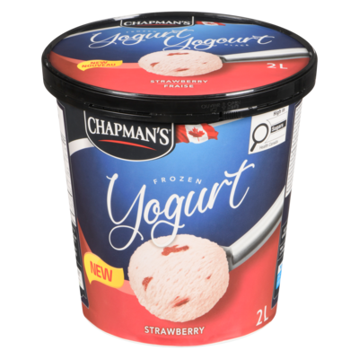 Chapmans Frozen Yogurt, Strawberry 2000 ml, $0.28/100ml