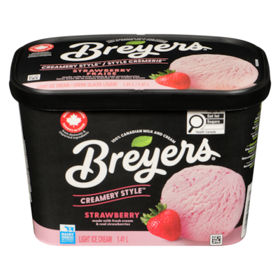 Breyers Light Ice Cream Creamery Style, Strawberry 1400 ml, $0.41/100ml