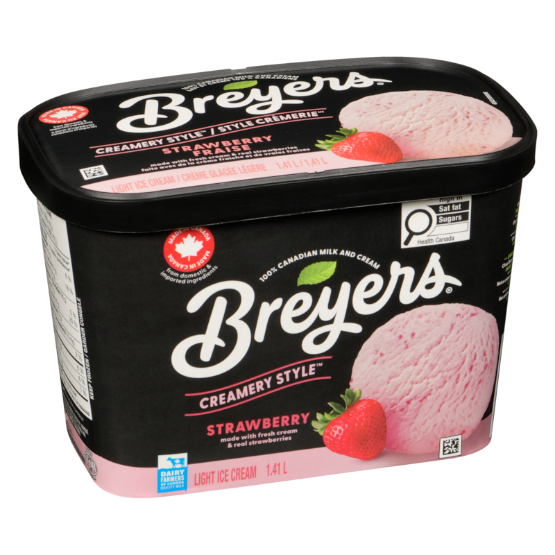Light Ice Cream Creamery Style, Strawberry