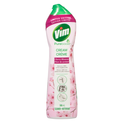 Vim Cleaner Cream Cherry Blossom Limited Edition 500 ml, $0.80/100ml