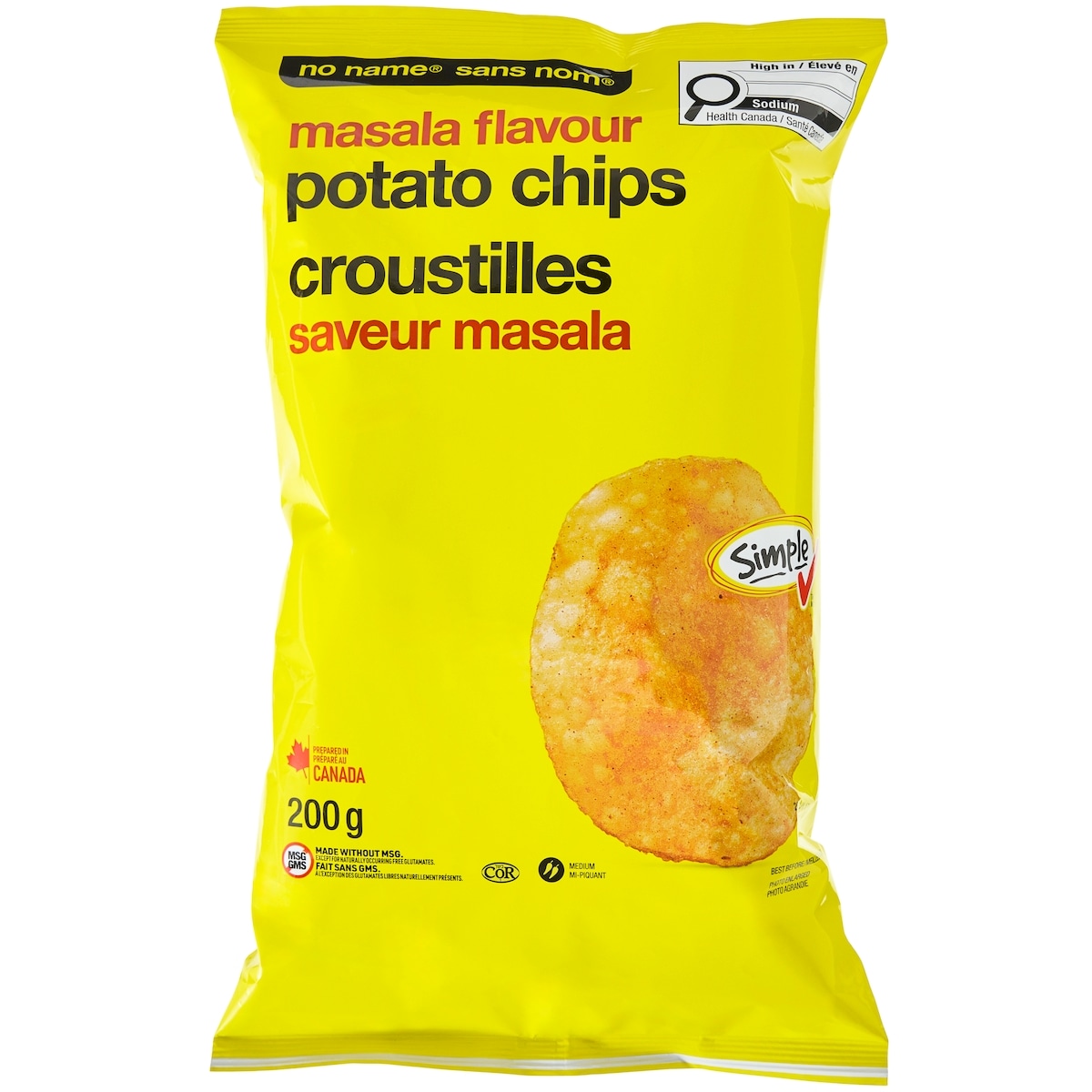 No Name Masala Flavour Potato Chips