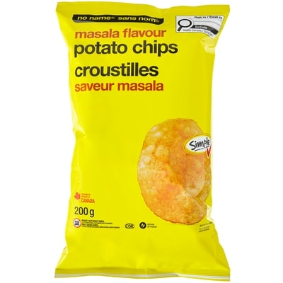 No Name Potato Chips, Masala Flavour 200 g, $1.00/100g