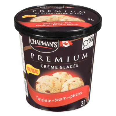Chapman’s Crème glacée tartelette au beurre de pacanes 2000 ml, 0,28 $/100ml