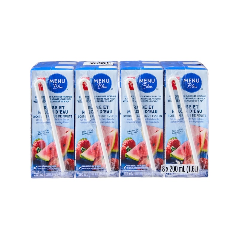Strawberry Watermelon Fruit Juice Beverage Boxes