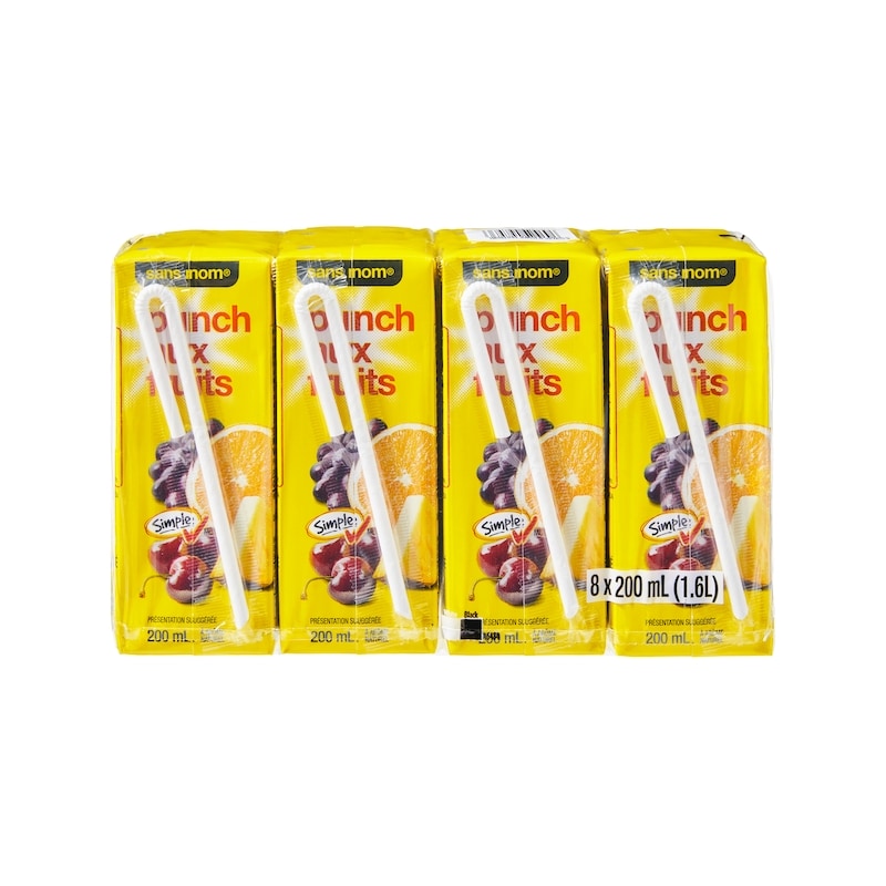 Fruit Punch Juice Boxes
