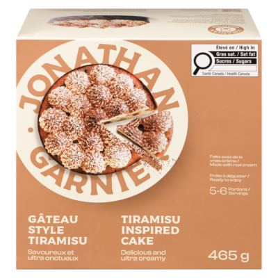 null Tiramisu Inspired Cake 465 g, $2.58/100g
