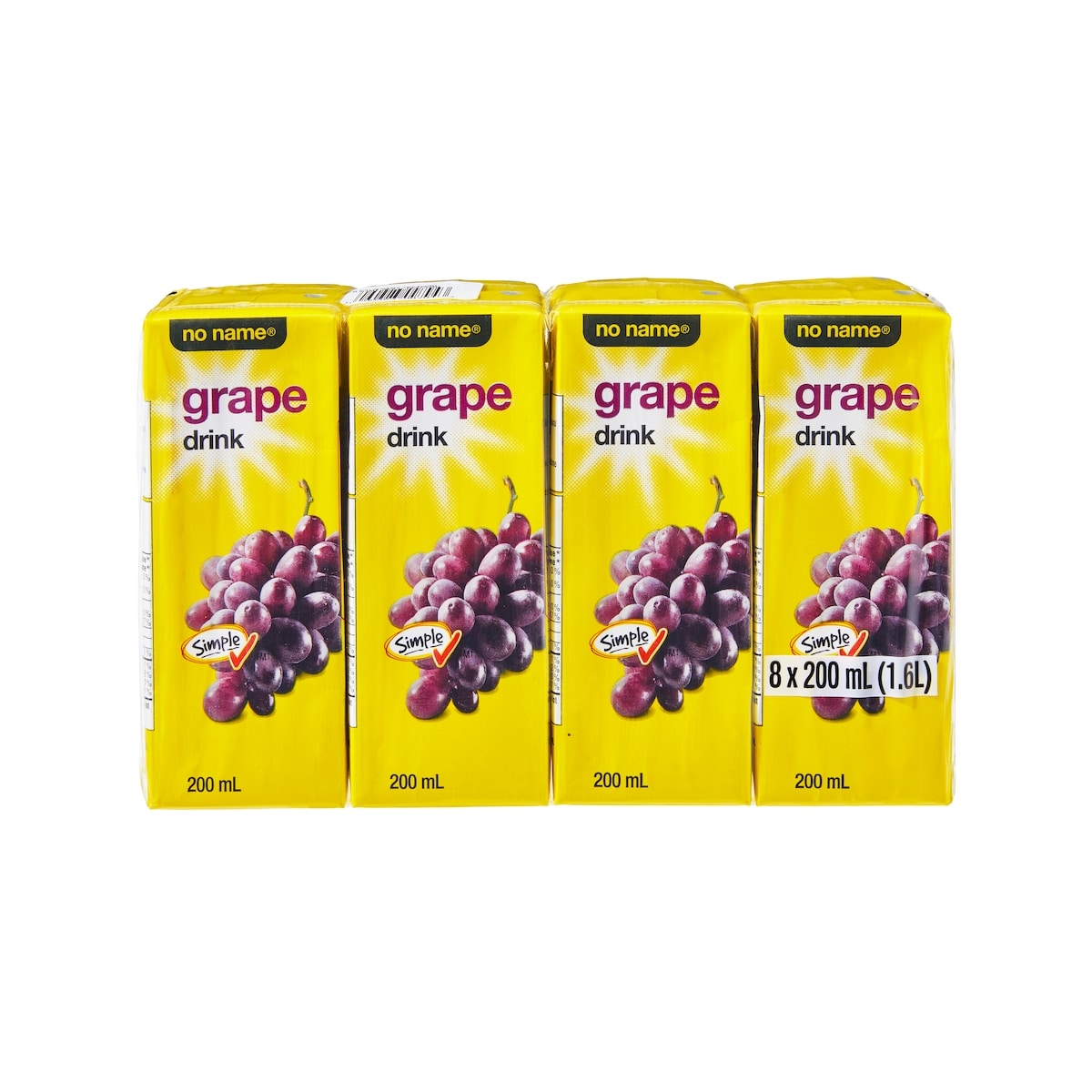 No Name Grape Drink Boxes