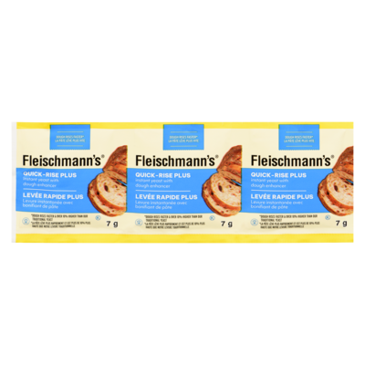 Fleischmanns Instant Yeast With Dough Enhancer Quick-Rise Plus 21 g, $14.24/100g