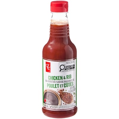 le Choix du Président Sauce barbecue poulet et côtes 500 ml, 0,96 $/100ml