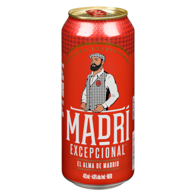 Madri Beer (ID required at pick-up) 4x473.0 ml, $0.80/100ml