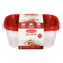 Rubbermaid Containers & Lids 1.8 L 2 ea, $4.50/1ea