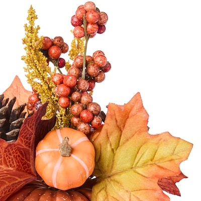 Mini arrangement avec citrouille – orange